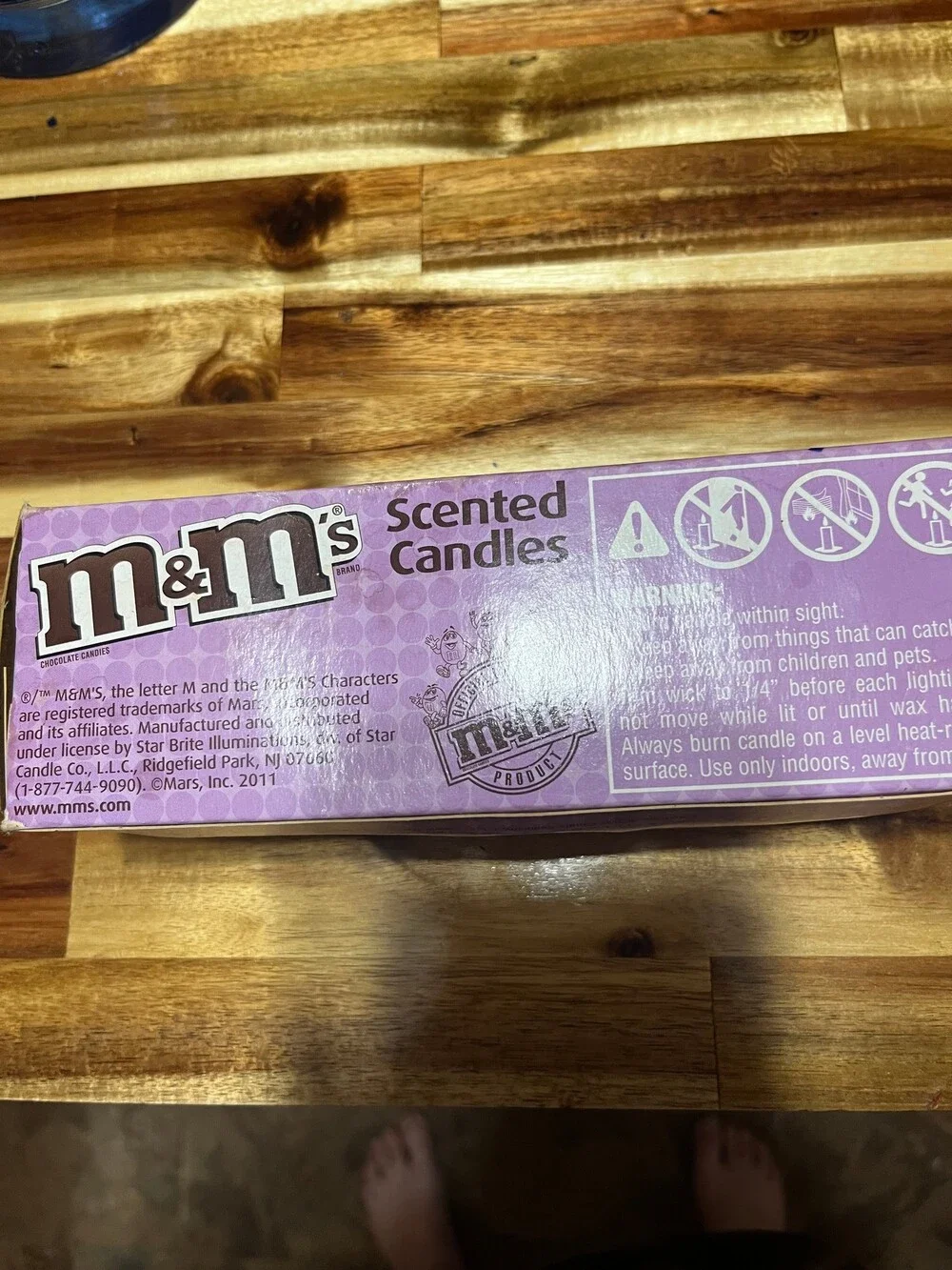M&M's Scented Candles: Milk Chocolate, Sassy Strawberry, Crisp Vanilla Set